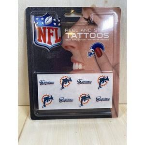 NFL Football Face‎ Temporary Tattoo Pick your team! Peel and Stick NFL brand